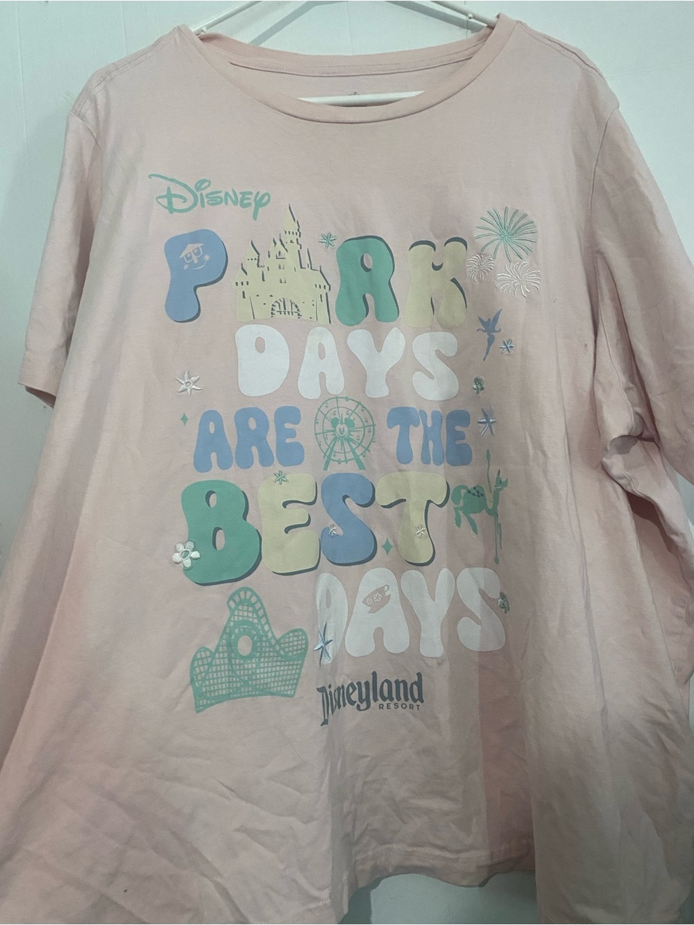 Disney Pink Pastel 'Park Days Are The Best Days' Graphic Tee